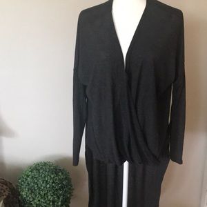 Zara Collection Gray lightweight top